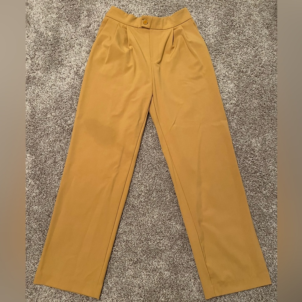 Dress Pants, Small, Gold